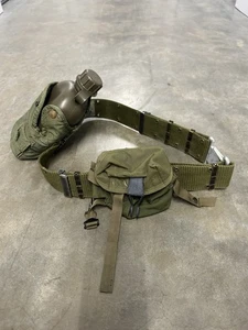 US Army Pistolengürtel Wasser Kantine Munition Mag Tasche Jagd Camping Vintage - Bild 1 von 9