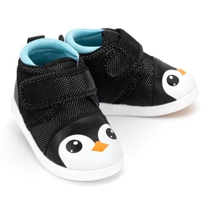 Zapatos para niños pequeños ikiki Penguin Squeaky | Negro brillante - Imagen 1 de 19