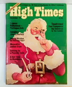 Vintage High Times Dec 1976 Santa Christmas Double Issue Jimmy Buffett Kissinger - Imagen 1 de 4