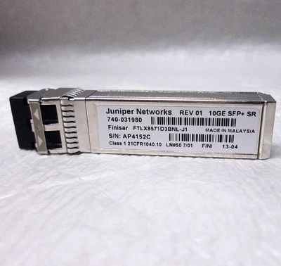 NUEVO Juniper 10GE-SFP+ SR 740-031980 - FTLX8571D3BNL-J1 ¡Envío el mismo día! Foto 1 de 4