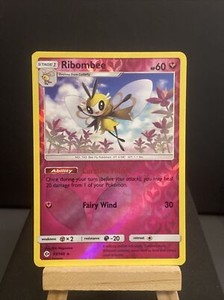 Pokemon Card Ribombee 94/149 Sun & Moon Reverse Holo Rare Near Mint