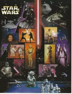 Hoja completa de 15 Scott #4143 2007 41 centavos Star Wars, como nueva casi nueva - Imagen 1 de 1