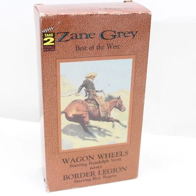 Zane Grey Best of the West / Wagon Wheels / Border Legion VHS 2-Tape Set - Image 1 of 4