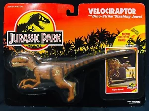 JURASSIC PARK~VELOCIRAPTOR mit Sammelkarte~1993 Limited Edition~ungeöffnet~KENNER - Bild 1 von 2