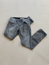 DKNY 29 Grey Distressed Jeans Urban Life Slim Trousers Designer