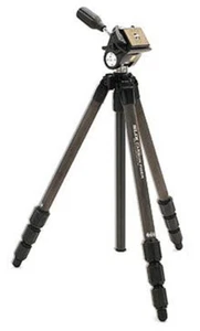 SLIK Pro 614EZ Carbon Fibre Tripod + 707 QR Head Tripod Kit (UK Stock) BNIB - Picture 1 of 2