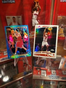 2001-02 Topps Chrome Refractor Tyson Chandler #130 Rookie RC Looks Amazing 