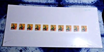 3520 PRESORTED (ATLAS STATUE) 10c PLATE# COIL OF 25 STAMPS REGULAR ISSUE (2001) - Image 1 of 3