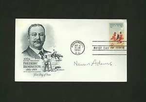 NORMAN ADAMS (1927-2005) envelope SIGNED by noted British artist * FDC autograph - Picture 1 of 1