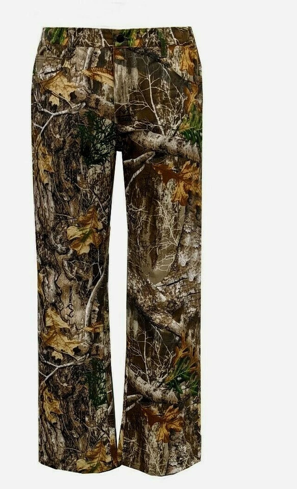 Mens Realtree Edge 5 Pocket Pants Size 2x Camo Hunting Flex Fabric XXL 44/46