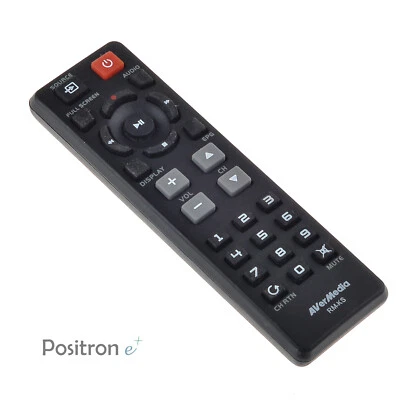 Originale Avermedia Rm-Ks Telecomando Dvb-T / senza Coperchio Batteria/Testato - Immagine 1 di 2