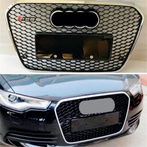 Parrilla de malla para parachoques delantero para Audi A6 C7 S6 RS6 2013-2015 - Imagen 1 de 5