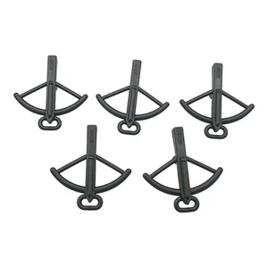Lego® Minifiguren Zubehör "5x Armbrust Titanium Metallic grau" 6268844 2570 Bow - Bild 1 von 8