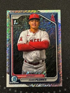 2024 Bowman Chrome #BCP-234 Juan Flores 1st Shimmer Refractor Los Angeles Angels - Bild 1 von 1