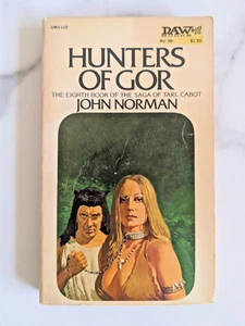 Hunters of Gor By John Norman 1974 1st Printing PB Book - Saga of Tarl Cabot #8 - Imagen 1 de 7