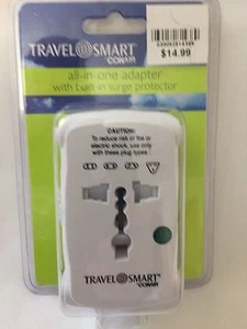 Travel Smart All in one Universal adapter & surge Protector by Conair NEW - Picture 1 of 2