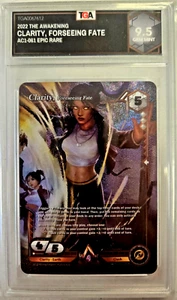 Alpha Clash Epic Rare Sample Card - Clarity, Forseeing Fate (Pop 14) - Picture 1 of 2