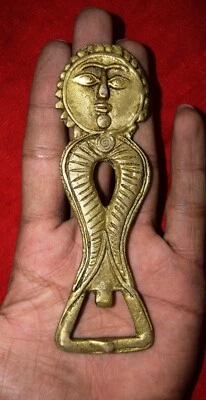 Brass Sun Face Bottle Opener Golden Color Handmade Paper Weight Soda Opener RV36 - Image 1 of 4