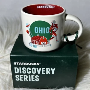 Starbucks OHIO Discovery Series  ORNAMENT Expresso Mini Mug 2 oz. NEW! - Picture 1 of 5