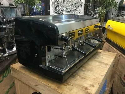 WEGA POLARIS 3 ГРУППЫ МЕТАЛЛИЧЕСКИЙ ЧЕРНЫЙ ЭСПРЕССО КОФЕМАШИНА РЕСТОРАН КАФЕ ЛАТТ - Изображение 1 из 4