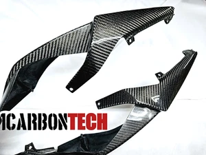 Kawasaki ZX-6R ZX-636 2019-2020-21-2022-23-24-2025 MOLDURAS TRASERAS DE FIBRA DE CARBONO REAL - Imagen 1 de 9