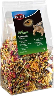 BESUCHE DEN TRIXIE-STORE Trixie 76394 Blüten-Mix Für Reptilien, 75 G