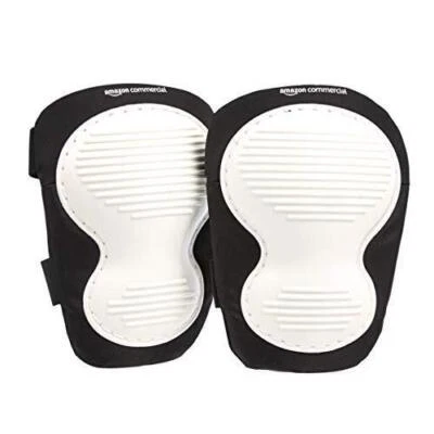 Rodilleras Amazon no estropeadas - 9,5 pulgadas - blancas/negras elige cantidad - pares nuevos Foto 1 de 4