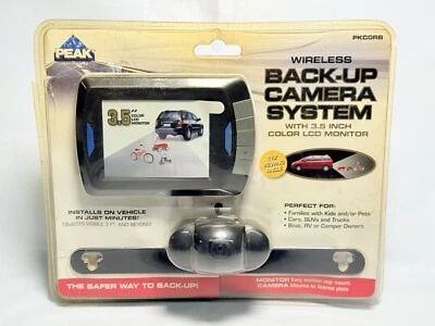 Peak Wireless PKCORB Back-Up Camera System 3.5" Color LCD Monitor New Sealed - Image 1 of 2