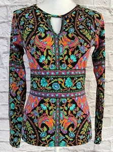 Nanette Lepore Small Rashguard Top Swimshirt Kings Road Excellent Condition - Picture 1 of 13
