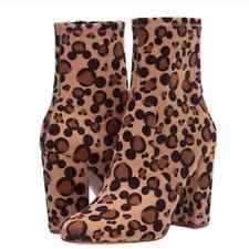 Aldo x Disney Stepinmagic-Leopard short heeled boots RARE size 9