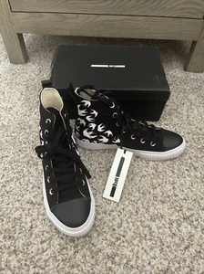 Zapatillas altas McQ By Alexander McQueen negras Swallow Vulc 39 nuevas en caja - Imagen 1 de 9