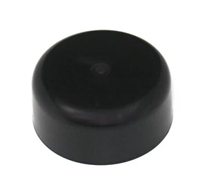 Fence Post Caps Black Plastic Round 3.5" (3 1/2") - Round Log Rail Post Caps - Picture 1 of 21
