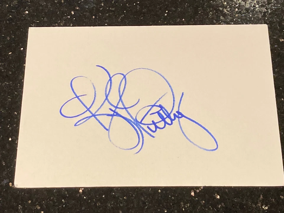 RARE SIGNED KYLE PETTY ‘MOUNT CARD’ - NASCAR CHAMPION - SIGNED FOS 11/07/24 - - Image 1 of 1