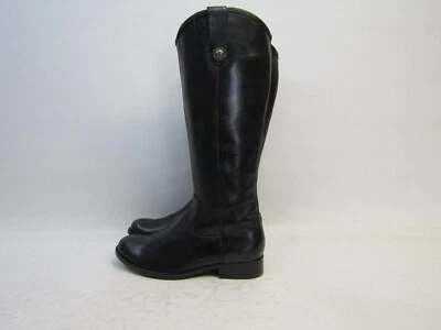 Женские модные сапоги Frye размер 6 M черная кожа на молнии для верховой езды стержень 13 дюймов - Изображение 1 из 4