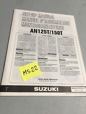 Suzuki AN125 T 1996 An 125 Instruction Preparation Manual Mounting