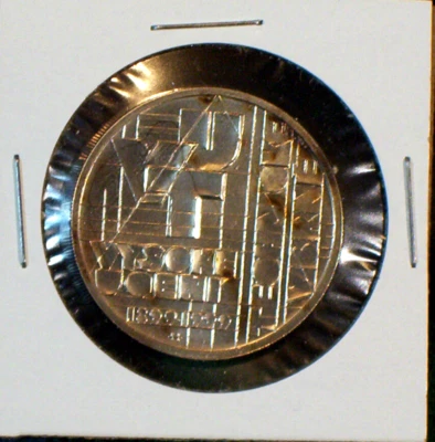 1999 Czech Rep 200 Korun Silver BU Coin - VUT Technical University Brno - Image 1 of 2