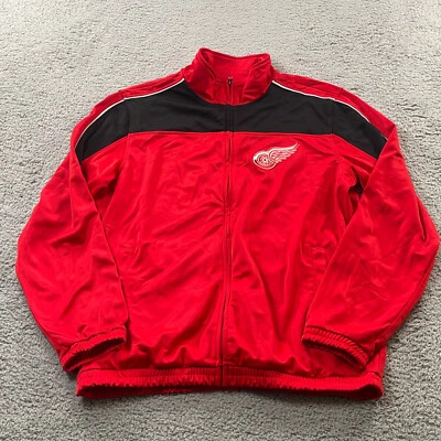 Pullover cortavientos grande Detroit Red Wings para hombre G-III Sports de Carl Banks Foto 1 de 4