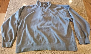 Orvis Sweater Mens XL GRAY Pullover Fishing Outdoors Knit Cotton - Picture 1 of 7