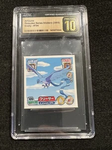 Pokemon Articuno Retsuden Series Sticker #704 in a CGC Pristine 10! Pop 1! 2005 - Picture 1 of 2