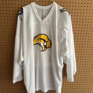 RARE Vintage Buffalo Sabres Ryan Miller Jersey Adult XL CCM NHL White PRACTICE - Picture 1 of 11