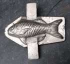 Antique French 2 Piece Fish Chocolate Mould G