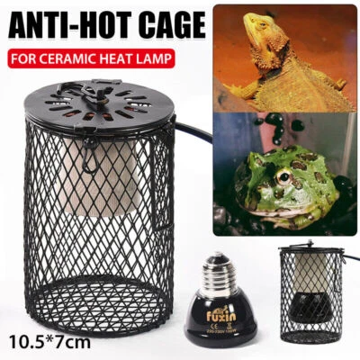 Reptile Ceramic Heat Lamp with Anti-hot Cage Light Holder Switch Set Brooder Pet - image 1 of 4