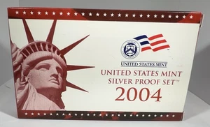 2004 US Silver Proof (11 Coin) Set W/ Box & COA Free Shipping! SILVER GOING UP! - Picture 1 of 13