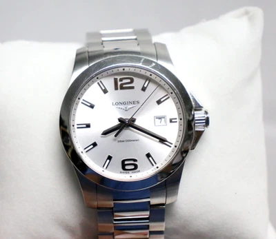 LONGINES CONQUEST, L3.759.4.58.6, quartz watch,  41.00 mm, stainless steel - Image 1 of 4