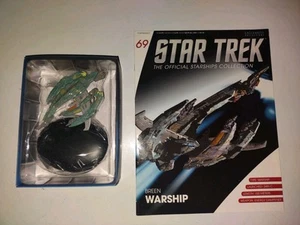 Eaglemoss Star Trek Ship - #69 Breen Warship (w/ Magazine) - Picture 1 of 4