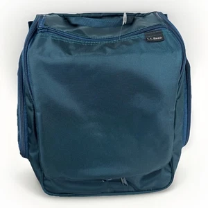 LL Bean Bolsa de Aseo para Noche con Cremallera Organizador Colgante de Viaje TEAL - Imagen 1 de 22