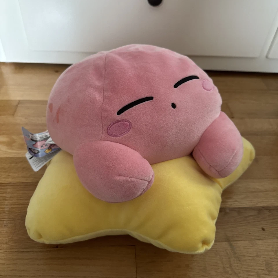 Nintendo soñoliento Kirby Warpstar Mega Mocchi Mocchi Peluche con Peso Tomy ¡NUEVO CON ETIQUETAS USADO! Foto 1 de 1