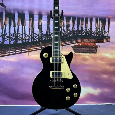 Guitarra eléctrica estándar negra mate puente ABR tuerca de hueso en stock envío rápido Foto 1 de 4