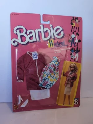 Barbie Weekend Collection 1988 ropa y zapatos nuevos en paquete #1603 Foto 1 de 2