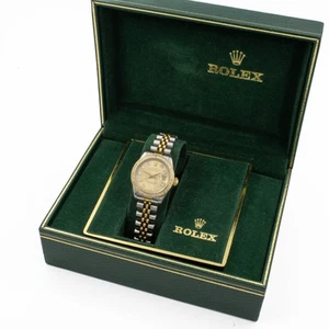 Ladies Rolex OP Datejust Two-Tone 69173 Diamond Dial/Bezel w/Box #W163871-1 - Picture 1 of 8